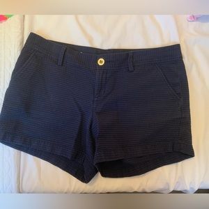 Lilly Pulitzer Callahan Shorts Navy Pique sz 12